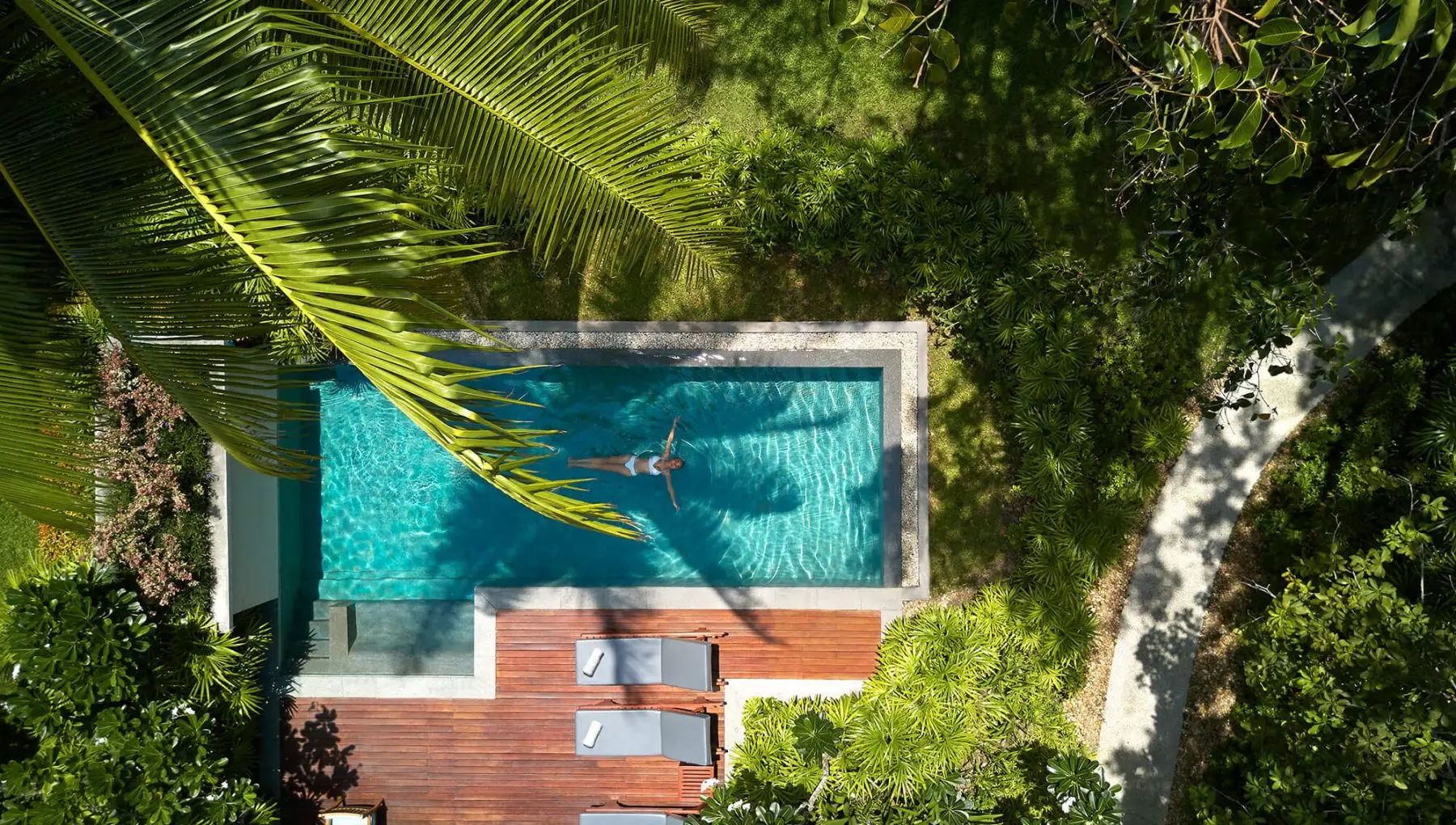 Вилла Делюкс с 2 спальнями и бассейном, вид на пляж