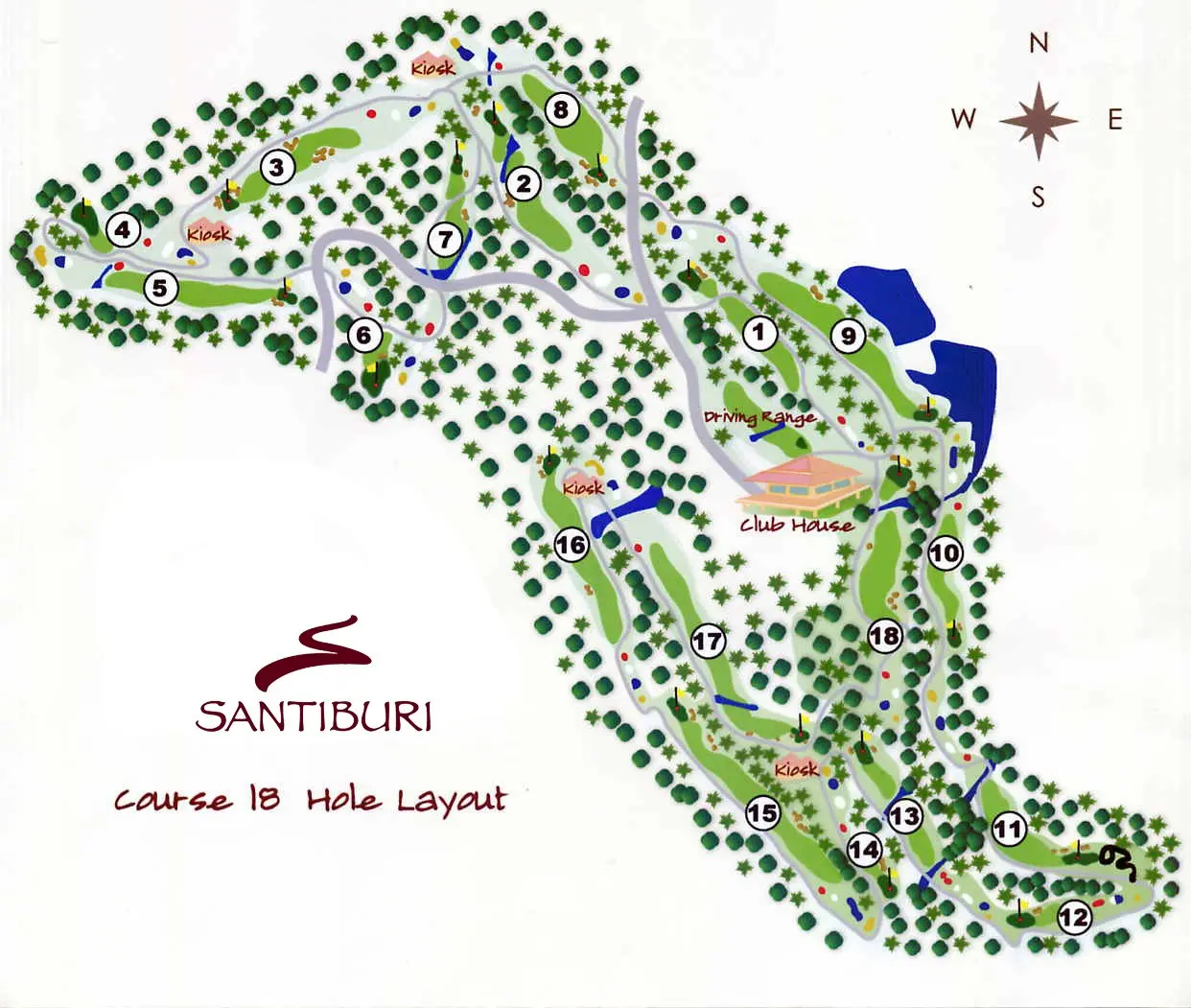 Santiburi Golf Layout