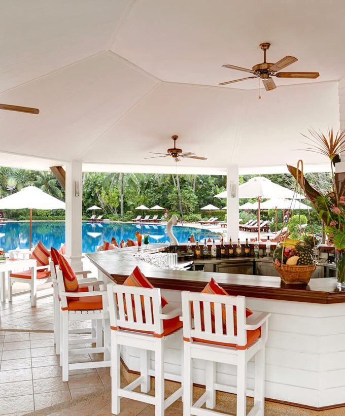 Pool Side Dining in Koh Samui
