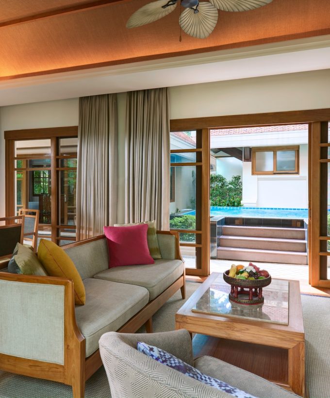 Grande Villa Deluxe à deux chambres en bord de mer avec jacuzzi