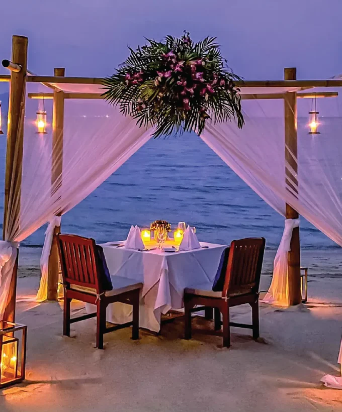 Private Dining On The Beach