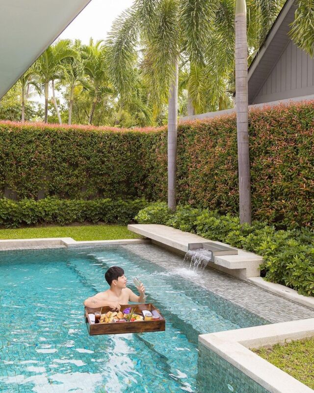 Indulge in an extra-lazy morning in the privacy of your Grand Reserve Pool Villa, pampered with a dreamy floating breakfast and sipping carefully curated beverages.⁠
⁠
📸 by @shootar_⁠
⁠
#SantiburiKohSamui #สันติบุรีเกาะสมุย