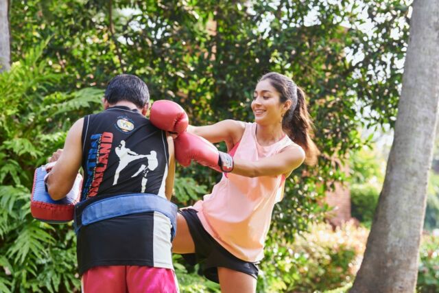 Active guests can keep up with their heart pumping regime thanks to an array of exhilarating activities on offer. Explore Muay Thai with an expert and discover the countless benefits to your physical and mental health. ⁠
⁠
#SantiburiKohSamui #สันติบุรีเกาะสมุย⁠
⁠
