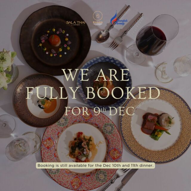 Missed the chance to book your table for the 9th of December? Your chance to savour this exquisite culinary event isn't over.⁠
Reserve your table for either the 10th or 11th of December and join us for a memorable dining experience.⁠
⁠
For reservations, please email us at rsvn@santiburisamui.com.⁠
⁠
Discover more via the link in our bio.⁠
⁠
#SantiburiKohSamui #สันติบุรีเกาะสมุย