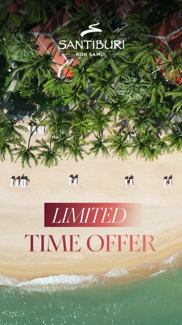 Exclusive savings of up to 30% await in our limited-time offer. Retreat to stunning Samui and revel in luxury for less when you book before 20 March. ⁠
⁠
Book today via the link in bio.⁠
⁠
#SantiburiKohSamui #สันติบุรีเกาะสมุย