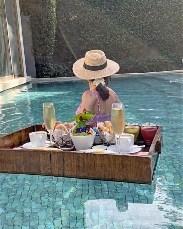 Greet the morning sun with a poolside breakfast like no other – afloat in your own villa retreat.⁠
⁠
📷 by @harrishuis.seoul⁠
⁠
#SantiburiKohSamui #สันติบุรีเกาะสมุย