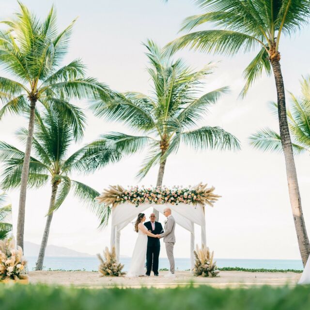 A joyous celebration of love as Dr. Daria and Dr. Sven tied the knot in our paradise. We are honoured to have been part of it. Here’s to a lifetime of happiness and endless love. 🌺💞⁠
⁠
Thank you for choosing us for your unforgettable milestone.⁠
⁠
#SantiburiKohSamui #สันติบุรีเกาะสมุย
