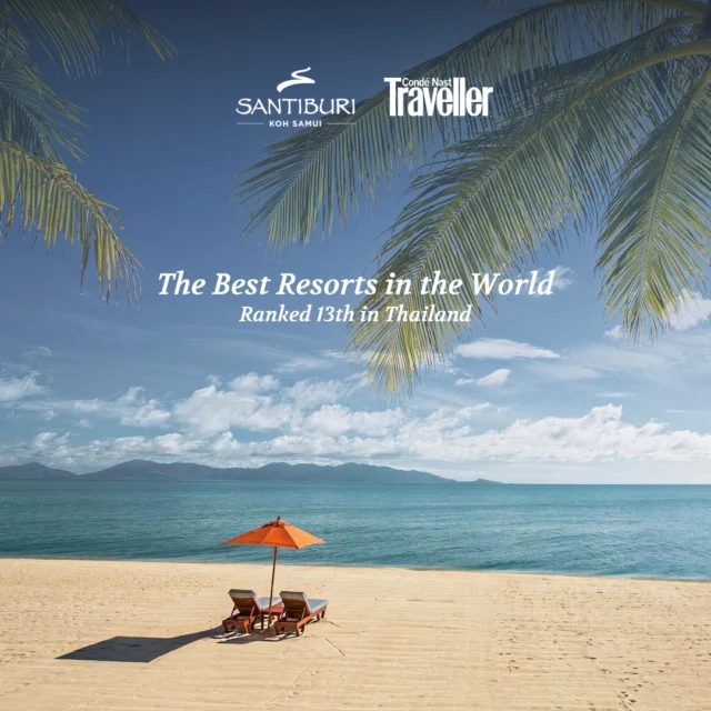 We are delighted to announce that Santiburi Koh Samui has been ranked 13th in Thailand on the prestigious Condé Nast Traveller UK Readers' Choice Awards 2024 list of the world's best resorts, with an impressive score of 92.95! 🎉⁠
⁠
A heartfelt thank you to all our incredible guests—your continued support inspires us to create unforgettable experiences. ✨⁠
⁠
Read more via link in bio.  #CondeNastTraveller #ReadersChoiceAwards #SantiburiKohSamui #LuxuryTravel #KohSamui #Thailand