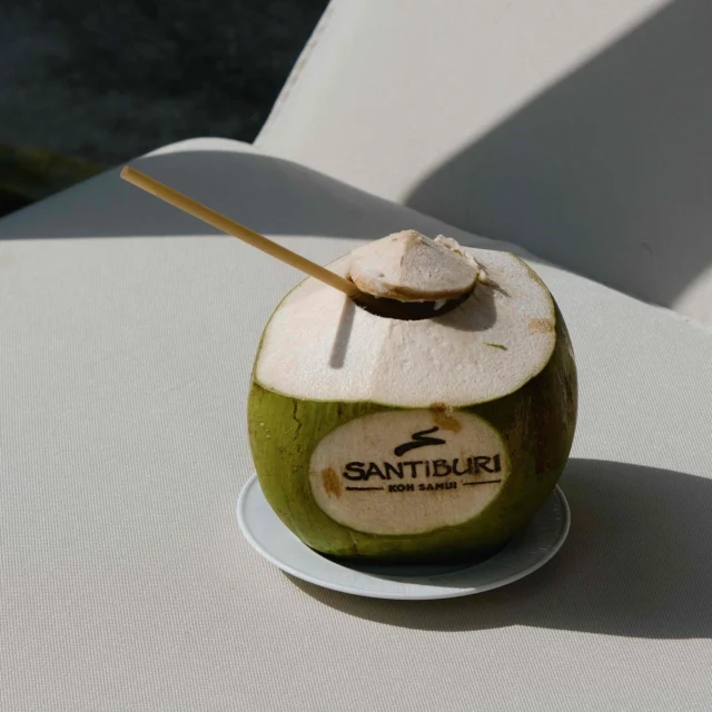 A refreshing coconut in hand, cool waters at your feet, and lush greenery all around. ⁠
⁠
This is what slow, soothing vacation days are made of.⁠
⁠
📷 by @khalifavirginie⁠
⁠
#SantiburiKohSamui #สันติบุรีเกาะสมุย