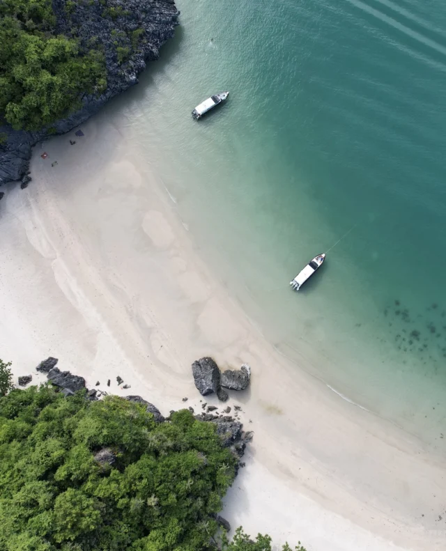 Trade the roads for open water and set off on an island-hopping adventure to Ang Thong National Marine Park.⁠
⁠
Hidden lagoons, limestone cliffs, and turquoise bays — every stop feels like a postcard come to life.⁠
⁠
Tag someone you’d bring along to set sail.💙⁠
⁠
#SantiburiKohSamui #สันติบุรีเกาะสมุย #SAiiDISCOVERY