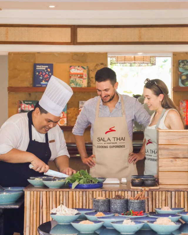 Discover the flavours of Thailand first-hand. ⁠
From vibrant spices to fresh local ingredients, explore island traditions in our interactive culinary experience.⁠
⁠
Try this during your stay with us — discover more at the link in our bio. ⁠
⁠
#SantiburiKohSamui #สันติบุรีเกาะสมุย #SAiiDISCOVERY⁠