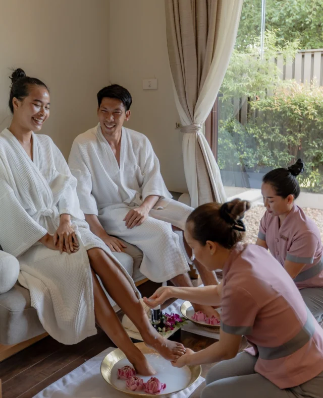 A slower moment, shared side by side.⁠
⁠
At Santiburi Spa, it’s not just about the treatment, but the feeling of soft conversations, gentle care, sweet serenity.⁠
⁠
Take a pause, and let us take care of the rest.⁠
⁠
⁠
#SantiburiKohSamui #สันติบุรีเกาะสมุย #SAiiDISCOVERY #SantiburiSpa