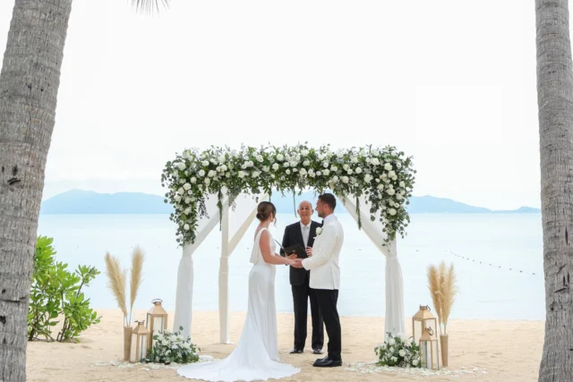 A beautifully serene beginning to forever. Thank you, Katie and James, for choosing Santiburi Koh Samui for your special day.⁠
⁠
Seeing these cherished moments captured against our quiet, sun-kissed shores fills us with absolute joy. Koh Samui is the ultimate haven for couples who share a spirit of adventure but seek a peaceful, elegant setting to celebrate their love.⁠
⁠
Wishing you both a lifetime of beautiful discoveries together.⁠
⁠
#SantiburiKohSamui #สันติบุรีเกาะสมุย #SAiiDISCOVERY #BeachWedding