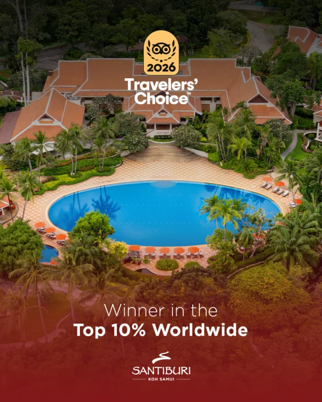 We’re honoured to be recognised among the top 10% of hotels worldwide in the TripAdvisor Travellers’ Choice Awards 2026.⁠
⁠
A heartfelt thank you to every guest who has made Santiburi Koh Samui part of their travels. Your support, kind reviews, and shared experiences continue to inspire us every day.⁠
⁠
#SantiburiKohSamui #สันติบุรีเกาะสมุย  #TripadvisorTravellersChoice