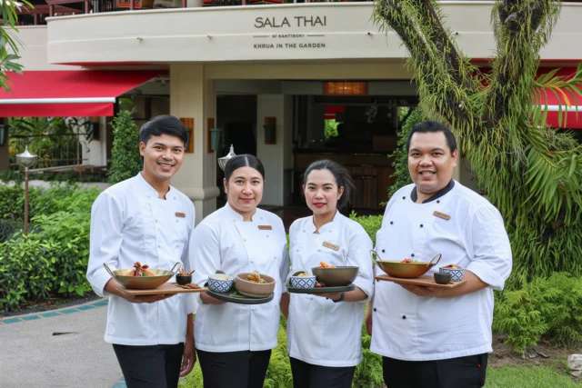 Every plate at @salathaisantiburi begins with hands that know Thai cuisine by heart. From time-honoured techniques to carefully selected ingredients, our culinary team brings Chef Pop’s vision to life through flavours that feel both rooted and refined.⁠
⁠
Settle in for an evening of authentic Thai dining at Sala Thai.⁠
⁠
🕖 Open daily | 6.00 pm – 10.00 pm⁠
📍 Sala Thai at Santiburi⁠
⁠
⁠
#SantiburiKohSamui #สันติบุรีเกาะสมุย #SAiiDISCOVERY⁠