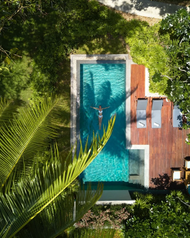 One villa, endless ways to spend the day.⁠
⁠
Start with a quiet morning by your private pool, linger over conversations in spacious living areas, and unwind surrounded by tropical gardens. That's family time, the Santiburi way.⁠
⁠
Discover more about our Two Bedroom Deluxe Beachfront Pool Villa and book your stay via the link in  our bio.⁠
⁠
#SantiburiKohSamui #สันติบุรีเกาะสมุย #SAiiDISCOVERY ⁠
