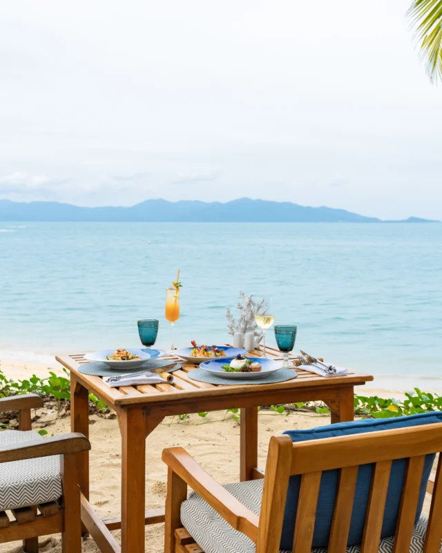 Table for two? Yes, please. 🌴🥂⁠
⁠
If you’re looking for a lovely brunch spot by the sea, The Beach House is the place to be. Settle in for good food, tropical views, and an easy afternoon together.⁠
⁠
Come find your table by the sea.⁠
⁠
#SantiburiKohSamui #สันติบุรีเกาะสมุย #SAiiDISCOVERY ⁠