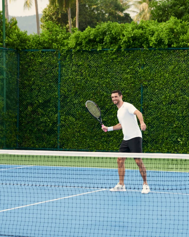 Keep the ball rolling, even on holiday. 🎾⁠
⁠
A friendly match is an easy way to keep moving between days of island downtime. Grab a racquet, meet on the court and add a little friendly competition to your time in Koh Samui.⁠
⁠
Make staying active part of your stay at Santiburi.⁠
⁠
#SantiburiKohSamui #สันติบุรีเกาะสมุย #SAiiDISCOVERY⁠
